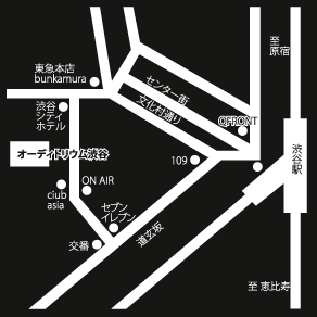 オーディトリウム渋谷の地図